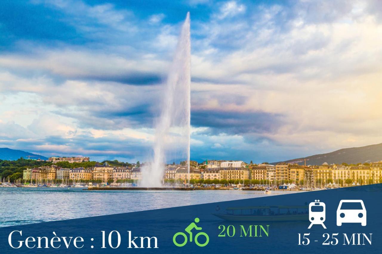 Homey Lotus Centre / Proche Gare Avec Acces A Geneve Annemasse Eksteriør bilde